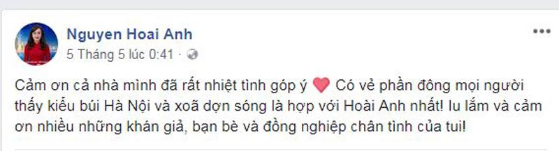 ban khoan ve kieu toc khi len song, btv hoai anh "dang dan" xin y kien khan gia - 8